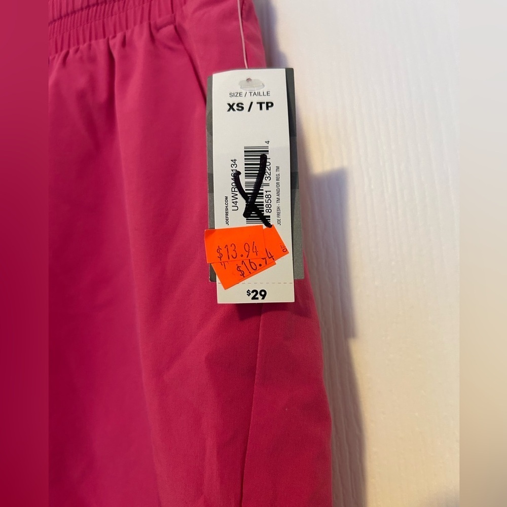 Joe Fresh Women's Fuchsia Athletic Shorts - Picture 2 of 4